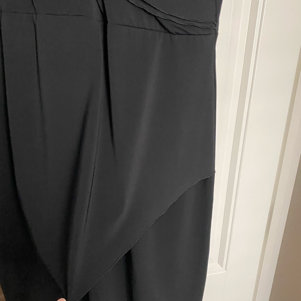 Medium Gap stretch mock wrap midi dress. EUC. - Picture 3 of 4